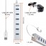 Hub USB 3.0 duplicador 7 puertos energizado Unitek