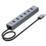 Hub USB 3.0 duplicador 7 puertos energizado Unitek