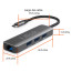 Adaptador USB C a LAN RJ45 Gigabit y 3 USB 3.0 