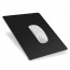Mouse Pad Reversible Aluminio y Cuero PU 