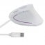 Mouse Vertical Ergonómico Cable USB Blanco