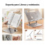 Mesa Notebook soporte libros lectura aluminio