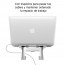 Soporte Notebook Macbook 15.4" Aluminio Plegable NW-A15
