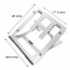 Soporte Notebook Macbook 15.4" Aluminio Plegable NW-A15