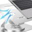 Soporte Notebook Giratorio aluminio ajustable 15.6"