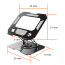 Soporte Notebook Giratorio aluminio negro ajustable 17"
