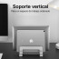 Soporte vertical Notebook Macbook aluminio escritorio