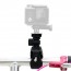 Abrazadera montaje celular GoPro atril brazo Monitor