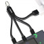 Llavero cables carga rápida USB C Micro USB 