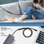 Cable extensión USB C de 1.8 mts macho hembra