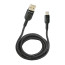 Cable USB C cordón flexible Máx 3.1A con luz RGB 