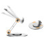 Soporte celular aluminio giratorio ajustable plegable