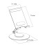 Soporte celular aluminio giratorio ajustable plegable