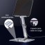Soporte iPad Pro Air aluminio giratorio ajustable