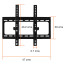 Soporte TV pared muro 32 a 55 pulgadas con inclinación