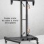 Soporte Pedestal TV móvil con ruedas hasta 70"