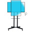 Soporte TV Móvil con ruedas vertical y horizontal 65"