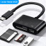 Lector USB C tarjetas SD Micro SD y Pendrive 