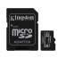 Tarjeta Micro SD 32GB Clase 10 Kingston 100Mbs