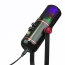 Micrófono condensador USB RGB Podcast y Lives