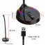 Micrófono USB Cuello Ganso Led RGB Xtech