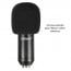 Kit Micrófono condensador atril y tarjeta sonido USB