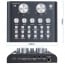 Kit Microfono con Mixer Tarjeta Sonido USB 