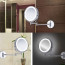 Espejo Led Baño Cosmético con Luz Articulado Abatible