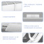 Deflector Aire acondicionado ajustable Universal