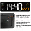 Reloj pared con temporizador fecha temperatura