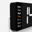 Reloj pared con temporizador fecha temperatura