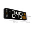 Reloj pared con temporizador fecha temperatura