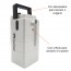 Luz emergencia con radio FM Foco led recargable