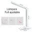Lámpara led escritorio con USB y timer NW-THIN60