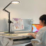 Lámpara de lectura led con soporte para leer libros