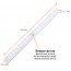 Barra Luz Led con sensor de movimiento 30 cms