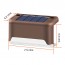 Foco Solar escalera y balcón led Pack x 4