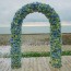 Arco jardín plantas enredaderas altura ajustable