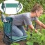 Silla jardinería rodillera y organizador herramientas