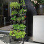 Huerto vertical con ruedas jardinera maceteros móvil 
