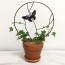 Soporte plantas trepadoras Mariposa Negra 