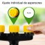 Aspersor para manguera 5 aspersores riego jardín