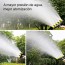 Aspersor para manguera 5 aspersores riego jardín