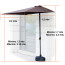 Quitasol rectangular balcón ventana muro 2.40 mts
