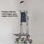 Carrito compras plegable asiento ruedas escalera Café