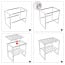 Organizador mueble cocina lavaplatos baño ajustable 