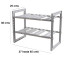 Organizador mueble cocina lavaplatos baño ajustable 