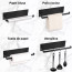 Porta Toalla Nova alusa magnético refrigerador negro