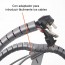 Organizador protector de cables Gris 1.5 mts 20mm