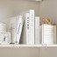 Separador Acrílico repisas libros muebles closet
